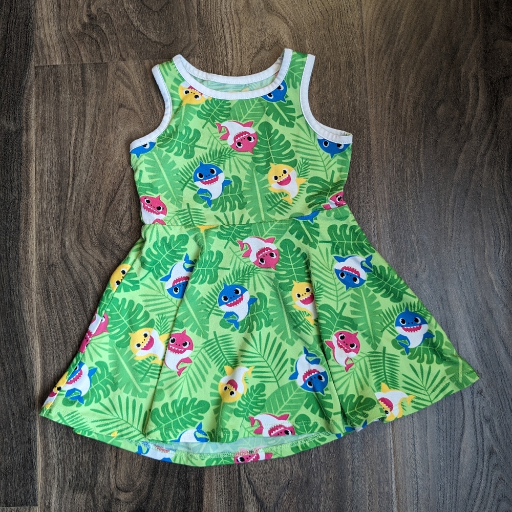 Baby shark toddler dress
